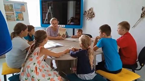 Мероприятие ко дню крещения Руси  в Окунёвской библиотеке